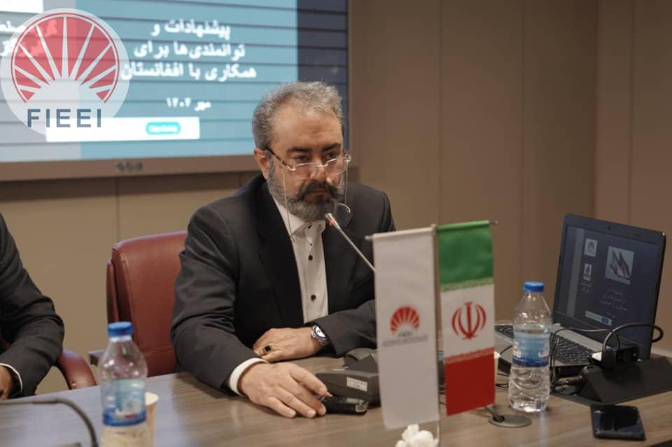 سخنرانی در پنل اتاق ایران و افغانستان در فدراسیون صادرات انرژی در خصوص صادرات CNG و LPG